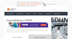 Desktop Screenshot of emprendepyme.net