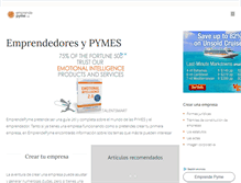 Tablet Screenshot of emprendepyme.net